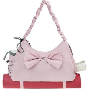 🆕Women Purpel Gym Bag Yoga Mat Bag with Shoes Compartment Wet Pocket Bag